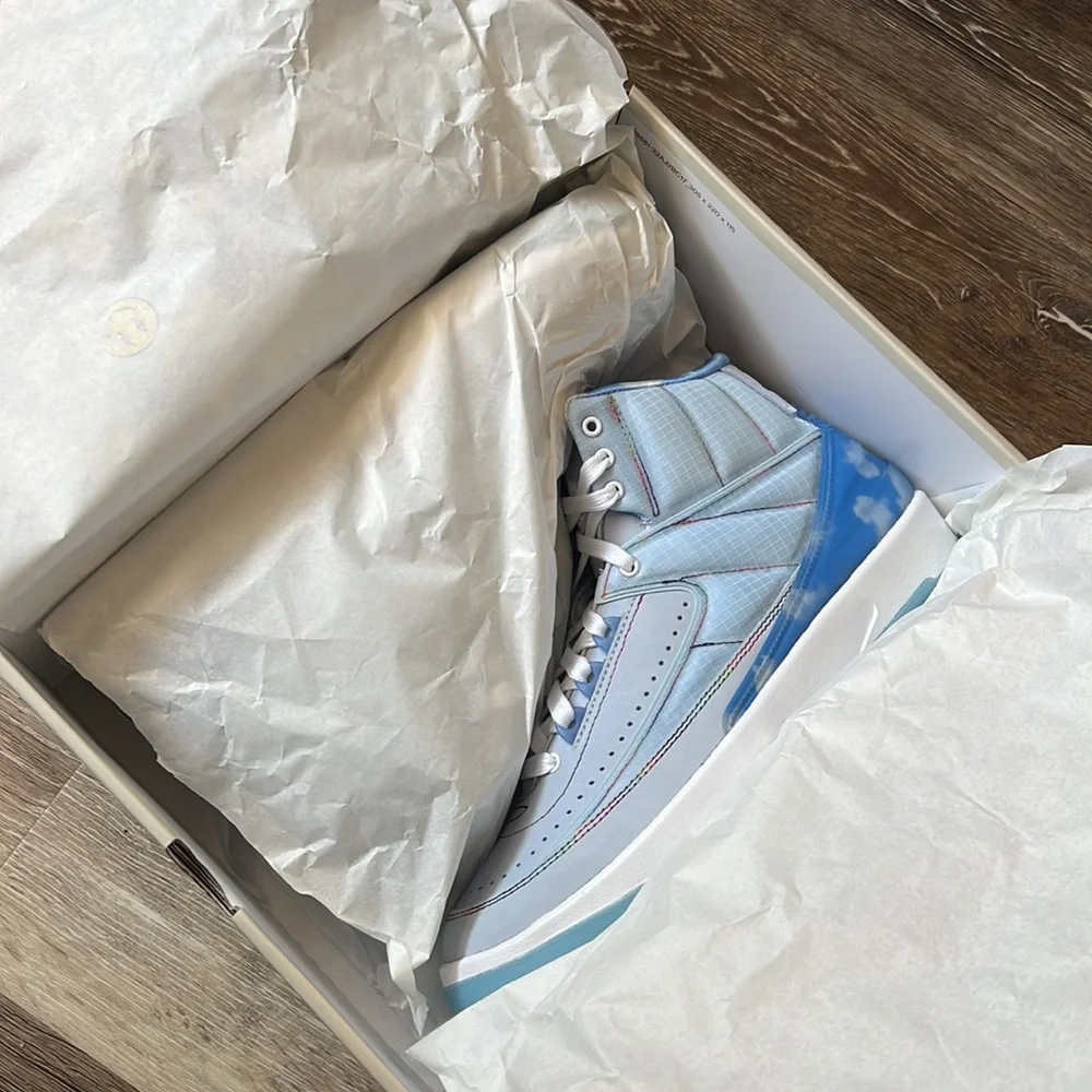 Air Jordan 2 Retro SP Celestine Blue mens 6.5 Women’s 8 - Picture 4 of 7